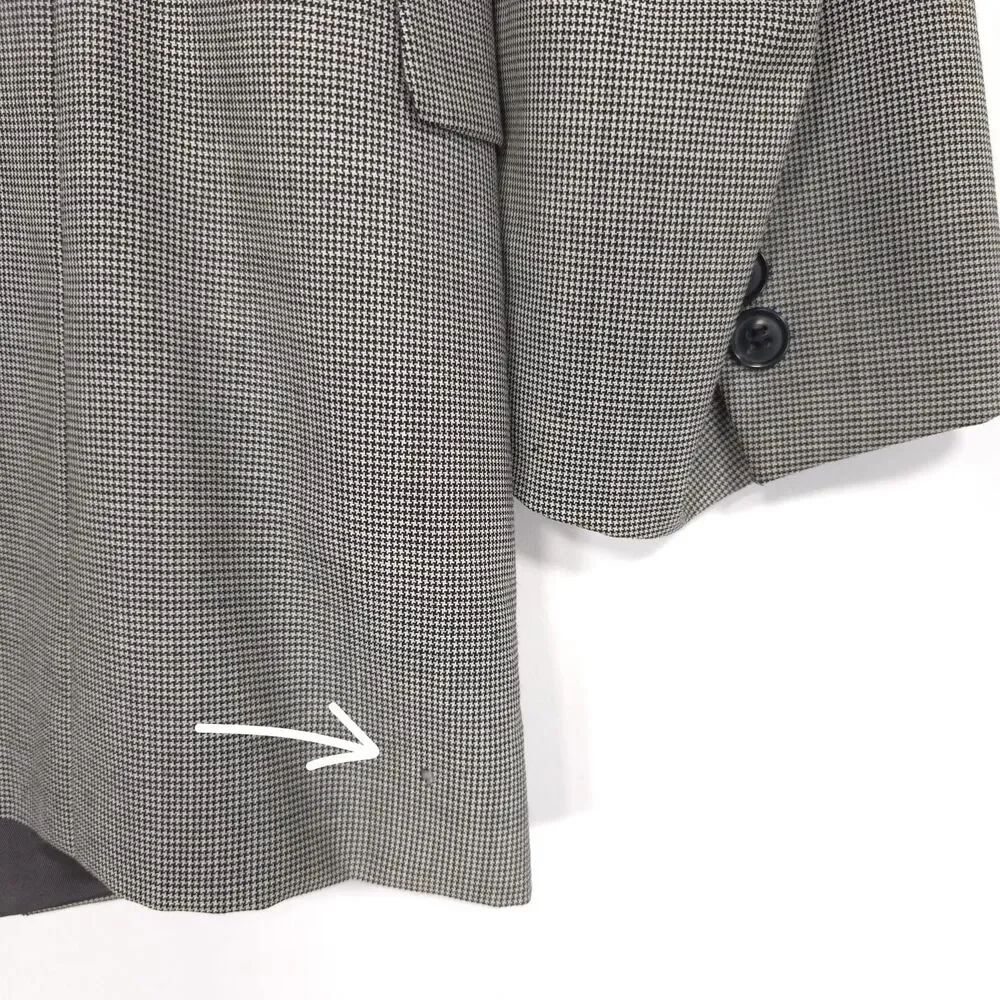 YVES SAINT LAURENT Men’s Sport Coat Size‎ 42 FRANCE MADE PURE NEW WOOL 2 Button